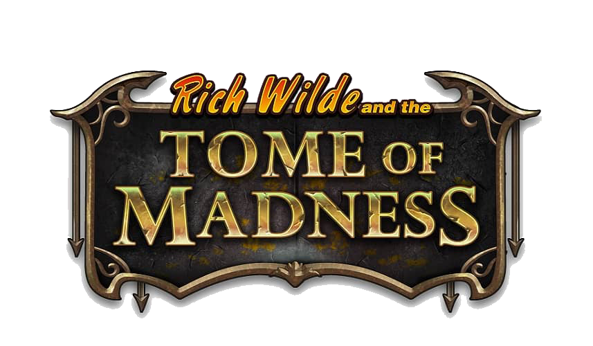 Tome of Madness слот. Rich Wilde and the Tome of Madness. Слот логотип. Madness логотип.